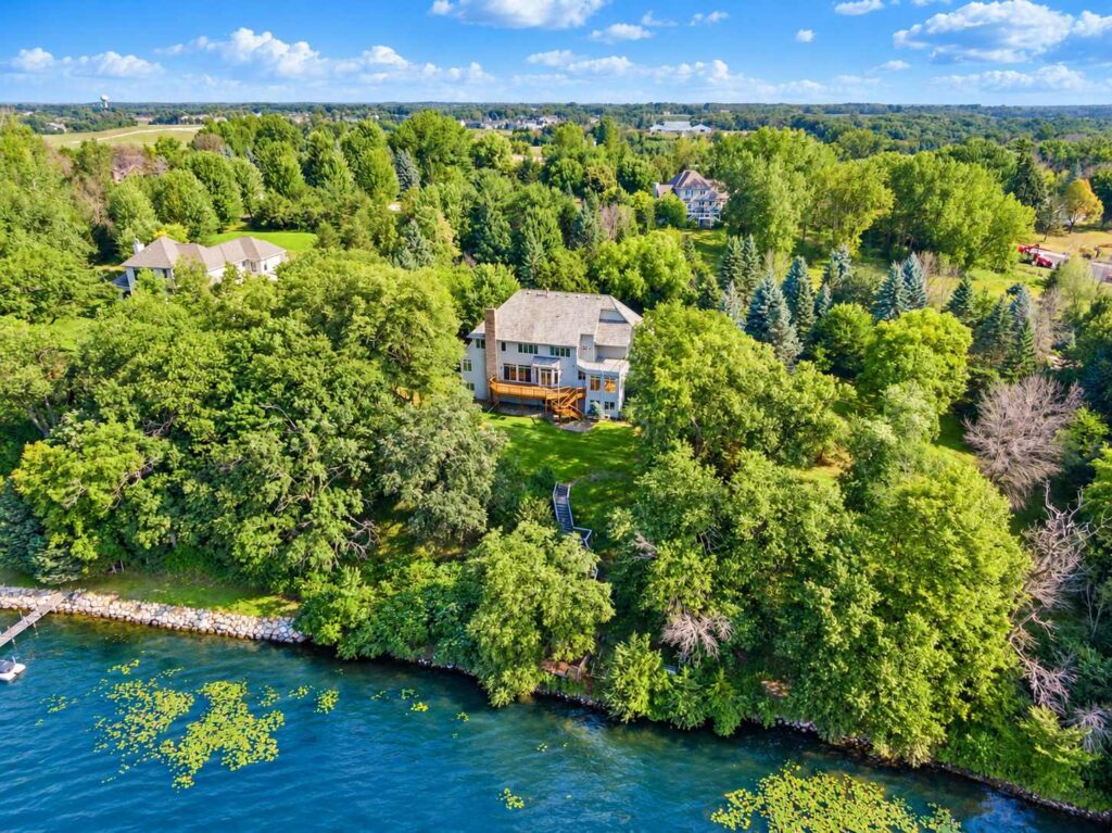 Chaska lakeside home